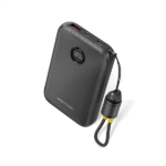 Vention FKAB0-C 10000mAh 22.5W Fast Charging Power Bank with Built-in USB-C Cable – Black