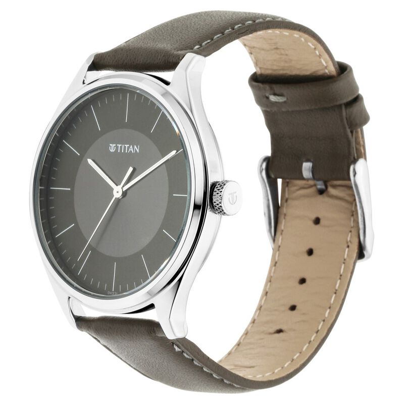 Titan-Urban-Edge-Lustrous-Olive-Dial-Leather-Watch-NP1802SL08 Titan Urban Edge Lustrous Olive Dial Leather Watch (NP1802SL08)