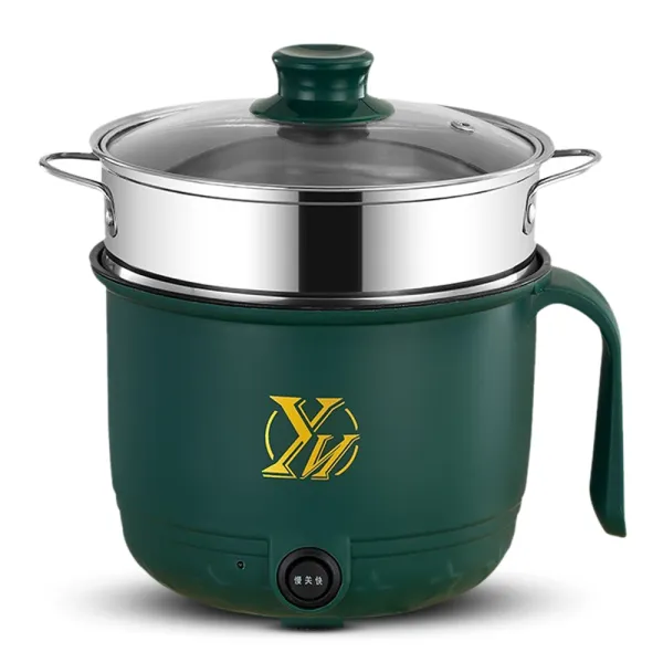 YN-Electric-Cooking-Pot-Double-Deck–18cm-–-Green-Color YN Electric Cooking Pot Double Deck–18cm – Green Color