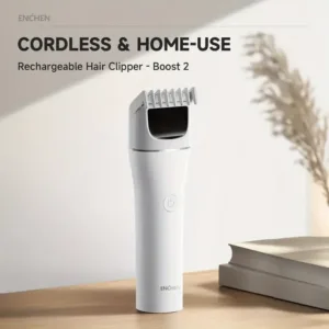 Enchen Boost 2 Hair Clipper – 2025 New Version (White)