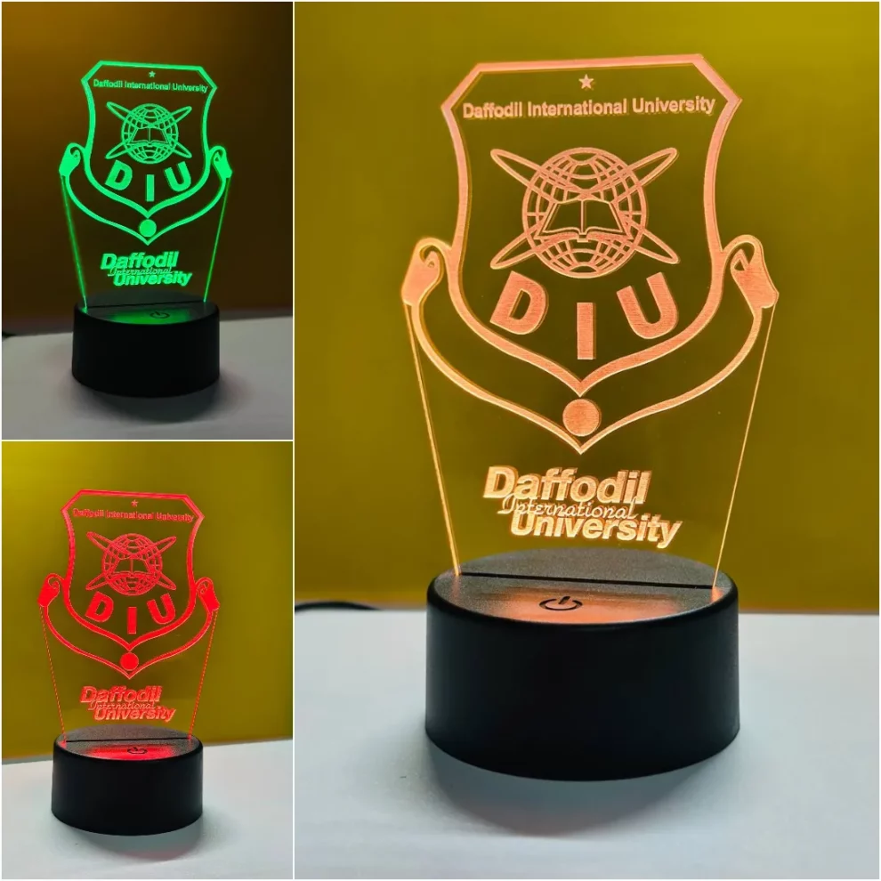 photo-collage-990x990 (2) Customizable Gearup Multicolor Acrylic Night Lamp – School, College, or University Logo – Black